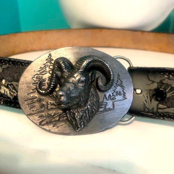 Brushy creek belt with buckle - Picture 2 of 10